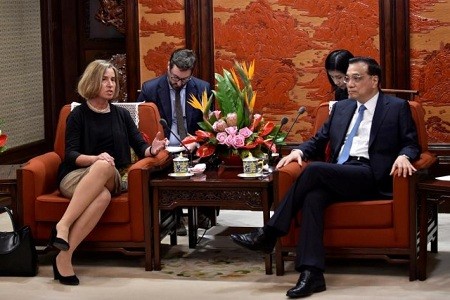 China, EU hold strategic dialogue - ảnh 1